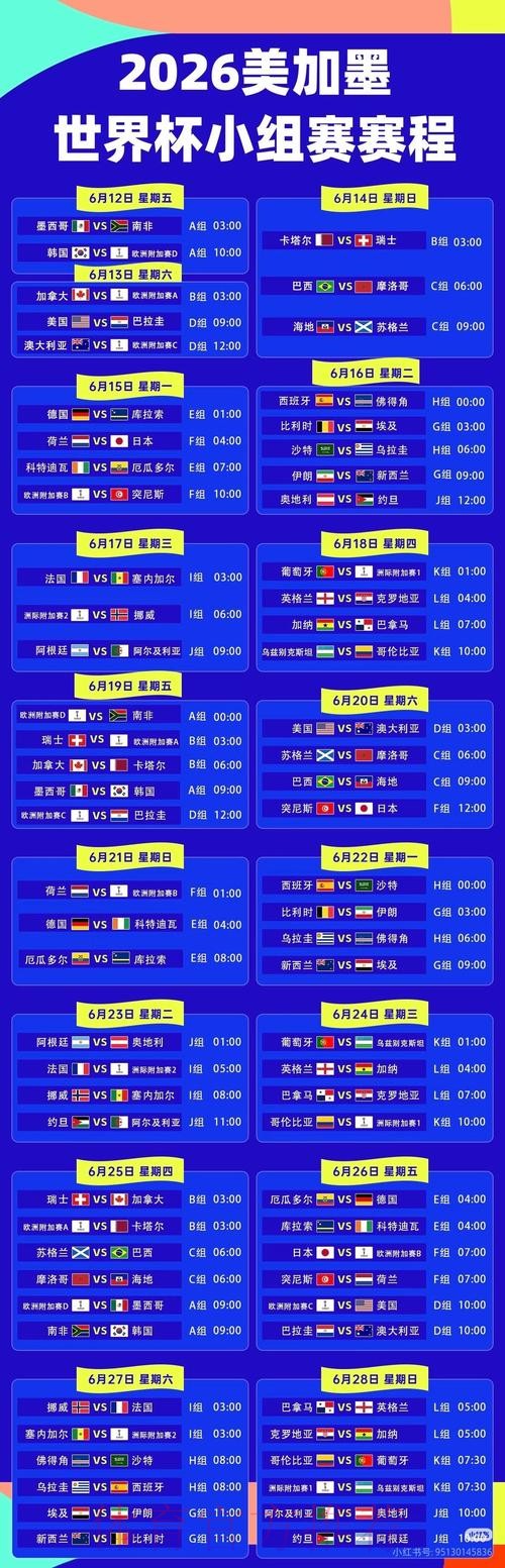 2026世界杯直播一览高清直播怎么查 2026世界杯直播一览高清直播怎么查